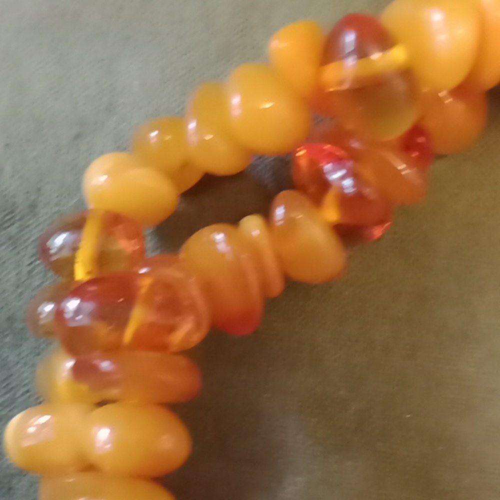Authentic Vintage Baltic Amber Necklace #840 - Picture 6 of 14